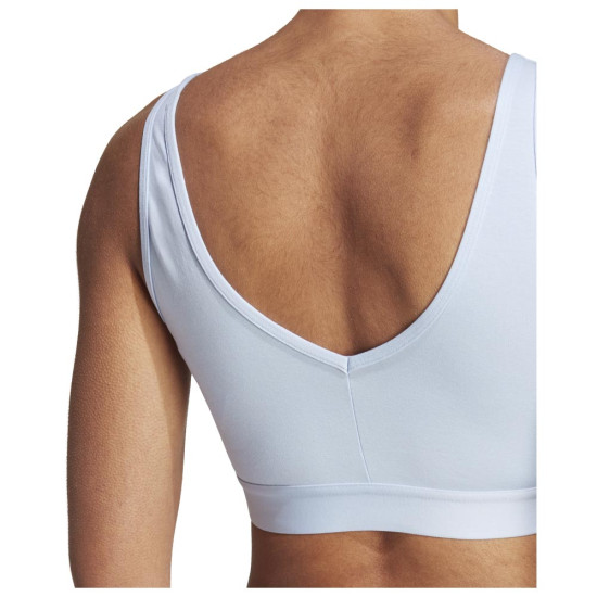Adidas Γυναικεία αμάνικη μπλούζα Essentials 3-Stripes Crop top